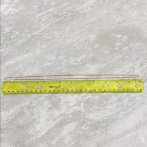 14K gold necklace chain engraved 14K